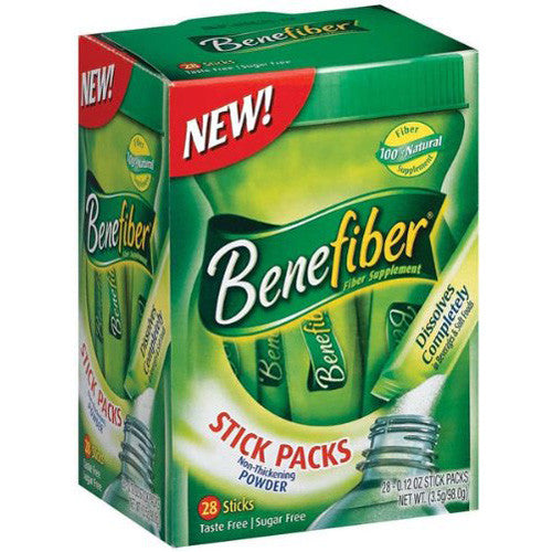 Benefiber Sugar Free Drink Mix Stick Packs, Taste Free - 28 Ea